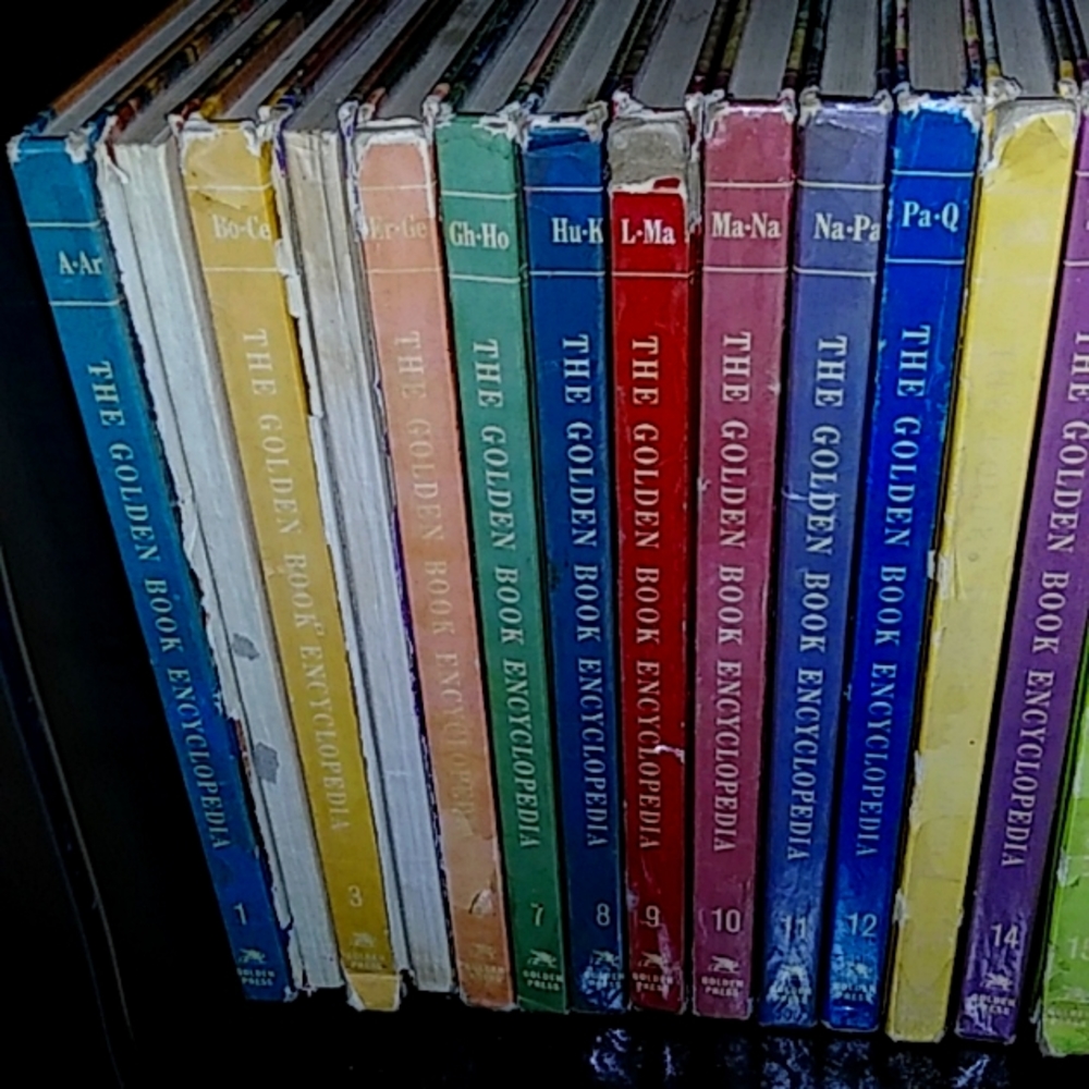 The golden Book Encyclopedia vintage 1/16